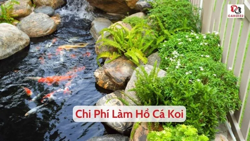 Chi phí làm hồ cá koi