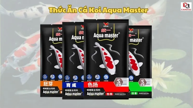 Thức ăn cá koi aqua master